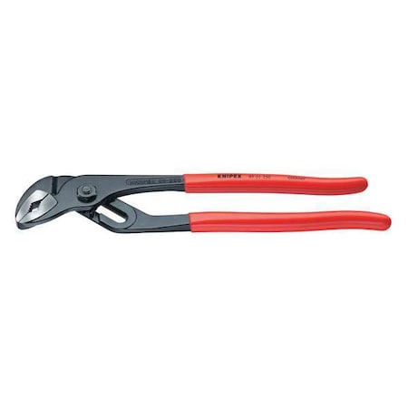 Knipex 10 in V-Jaw Water Pump Plier Serrated, Plastic Grip 89 01 250