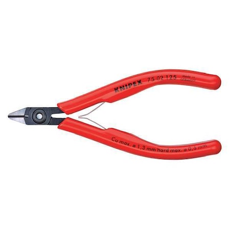 Knipex 5 in Diagonal Cutting Plier Standard Cut Uninsulated 75 02 125