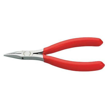 Knipex 4 1/2 in Chain Nose Plier Plastic Coated Handle 35 21 115