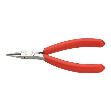 Knipex 4 1/2 in Round Nose Plier Plastic Coated Handle 35 31 115