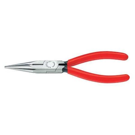Knipex 6 1/4 in Long Nose Plier, Side Cutter Plastic Coated Handle 25 01 160