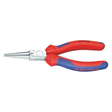 Knipex 6 1/4 in 30 Long Nose Plier Multi-Component Grip Handle 30 35 160