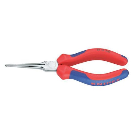 Knipex 6 1/4 in Long Nose Plier Multi-Component Grip Handle 31 15 160