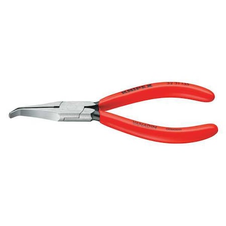 Knipex 5-1/4" Relay Adjusting Pliers w/ Angled Jaw, Plastic Grip 32 31 135