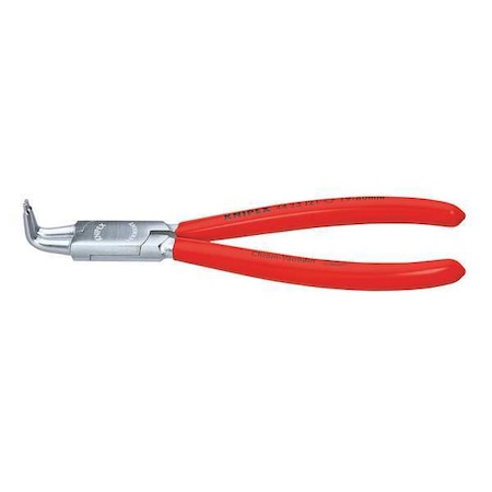 KNIPEX Pliers, Angled, 0.091in Dia, 8-3/4in. L 44 23 J31