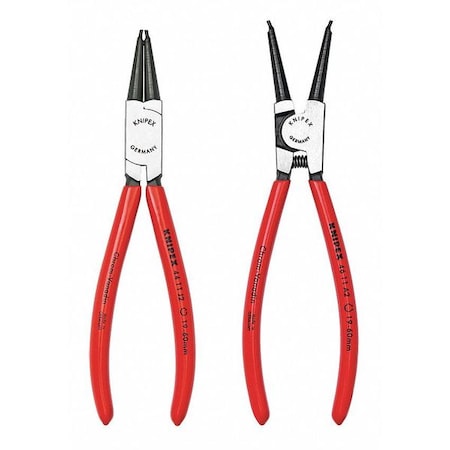 Knipex Retaining Ring Plier Set, 0 Deg., 2 pcs. 9K 00 80 18 US