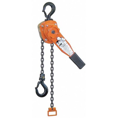 Cm Lever Chain Hoist, 3000 lb. Load Capacity, 10 ft. Hoist Lift 5316