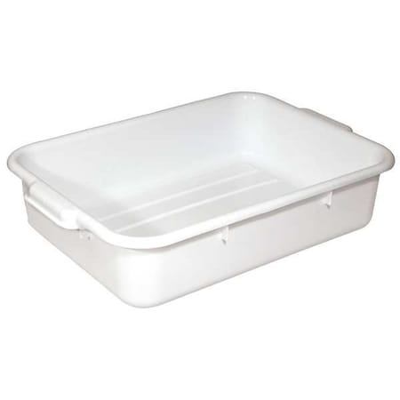 Crestware Bus Tub, White, Polypropylene, 5 in. Height BT5WH