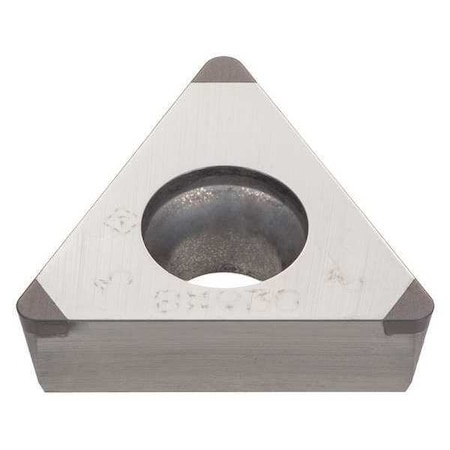Tungaloy Triangle Turning Insert, Triangle, 1/4 in, TPGW, 0.0156 in, CBN 6805209
