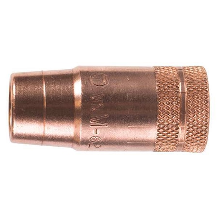 Tweco Nozzle, Threaded Recess, 0.625 in., PK2 12401854
