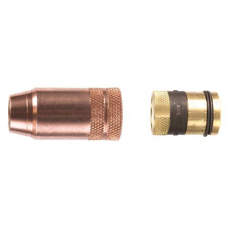TWECO Nozzle, Slip Adjustable, 0.500 in., PK2 12401859