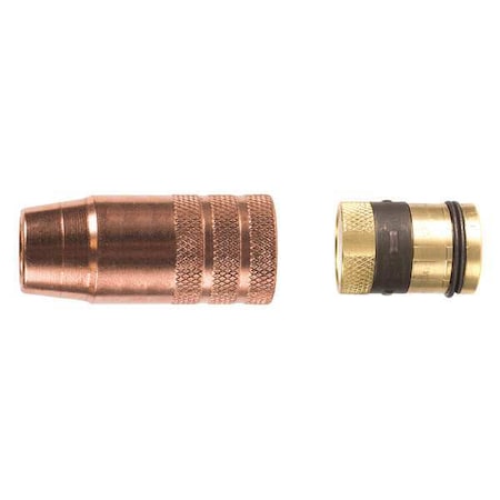 Tweco Nozzle, Slip Adjustable, Copper, PK2 12401894