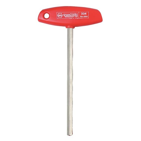 Wiha Metric Plain Hex Key Hex Key, 3 mm Tip Size, 100 mm Long, 100 mm Short 33403