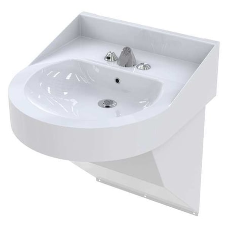 Bestcare Bathroom Sink with Faucet, 0.7 gpm, Chrome WH3740-3373-SO