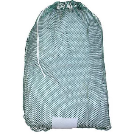 Zoro Select Drawstring, Polyester, Laundry Bag, Green GP245125