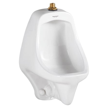 American Standard Allbrook Siphon Jet Urinal, Wall Mount, 0.5/1 gpf, White, 3/4 in Spud Connection 6550001.020