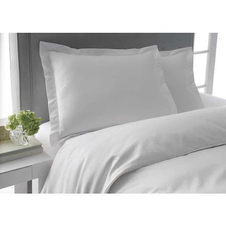 Martex Pillow Sham, White Stripe, 20" W, 26"L, PK24 1C18619
