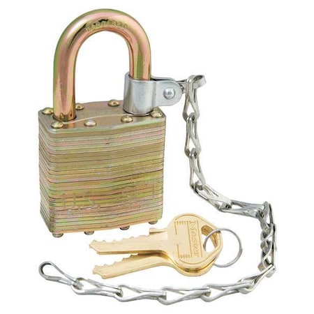 Master Lock Padlocks, Keyed Alike, Standard Shackle, Rectangular Steel ...