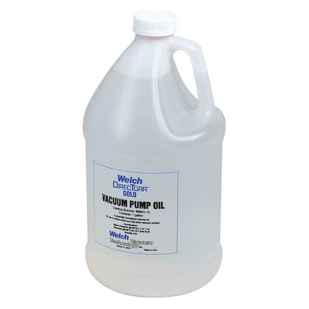 Welch Vacuum Pump Oil, 1 gal., 0.83 Spec Gravity 8995G-15