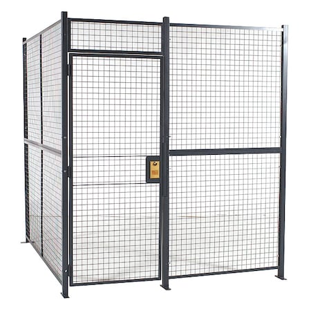 Rapidwire Welded Part Cage, 10ft.6inWx2inD, 2 Sided 1020102W