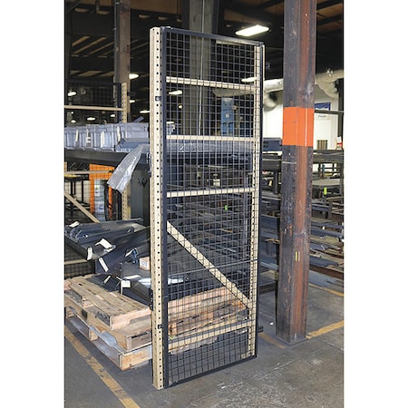 Wirecrafters Side Panel Kit, 39inW, Gray, 42in BaseD BACK428S