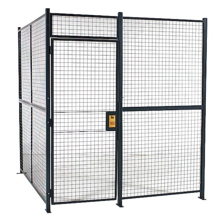 Rapidwire Welded Partition Cage, 16ft. 4inW, 4 Sided 161648W