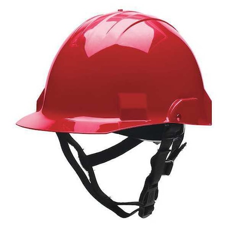 Bullard Fire/Rescue Helmet, Thermoplastic, Standard Sure-Lock(R) Ratchet Headband, Red, , Front Brim A2RDS