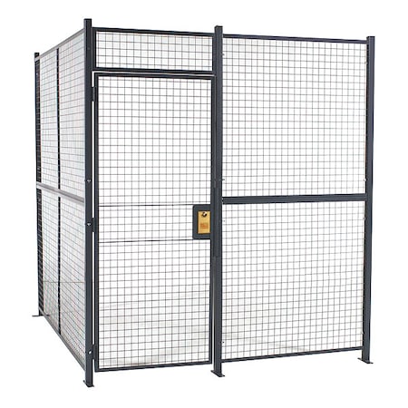 Rapidwire Welded Partition Cage, 10ft. 4inW, 4 Sided 1020104W