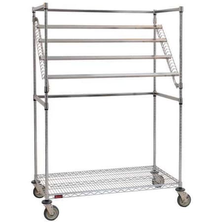 Eagle Group Sterile Wrap Cart, 60x68, Chrome, 1 Shelf SWC2460C