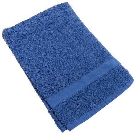 R & R Textile Hand Towel, 16x27 In, Navy, PK12 71624
