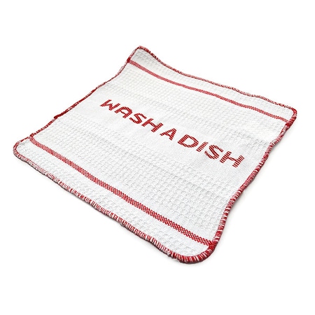 R & R Textile Dish Cloth, 14x14 In, Jacquard, PK12 41410
