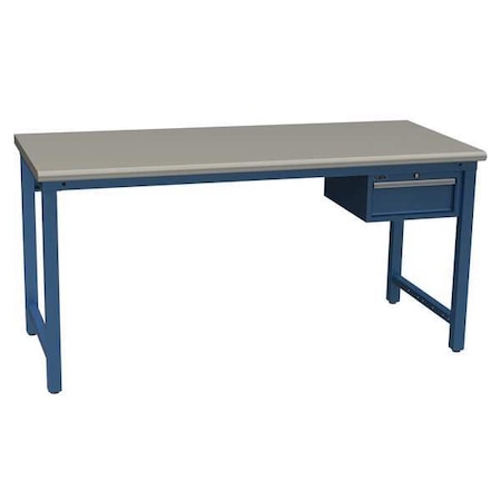 Lista Workbenches, Laminate, 60" W, 35-1/4" Height, 1000 lb., Straight XSAP21-60PTBB