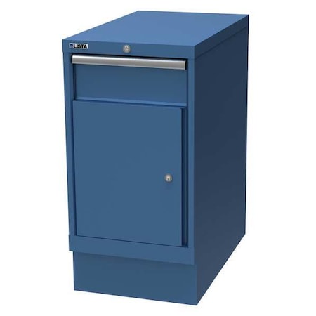 Lista Cabinet Pedestal, One Drawer, Brt Blue XSNW0600-0202BB