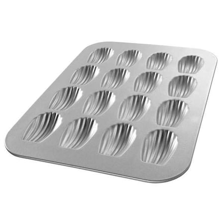 Chicago Metallic Madeleine Pan, 15-3/4 x 11-1/8 In, Steel 25400