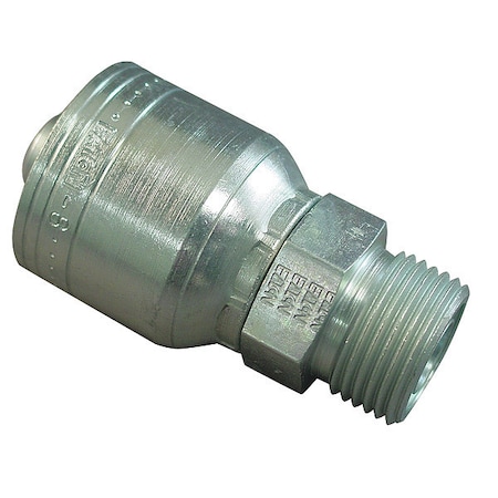 AEROQUIP Hose, Crimp Fitting, 1/4 in, -4, 1.78L 1AA4MR4