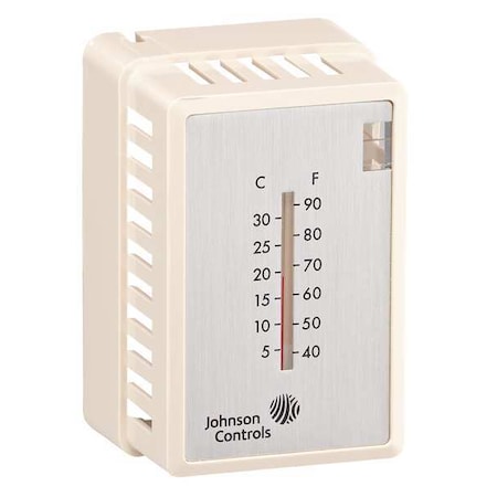 Johnson Controls Pneumatic Thermostat Cover, Beige T-4000-2146