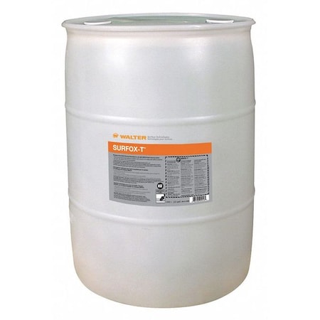 Walter Surface Technologies Weld Cleaning Electrolyte, 208 L, Bottle 54A008