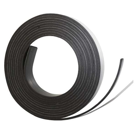 Magna Visual Adhesive Magnetic Strip, 7ft L x 1/2in W P-220-7
