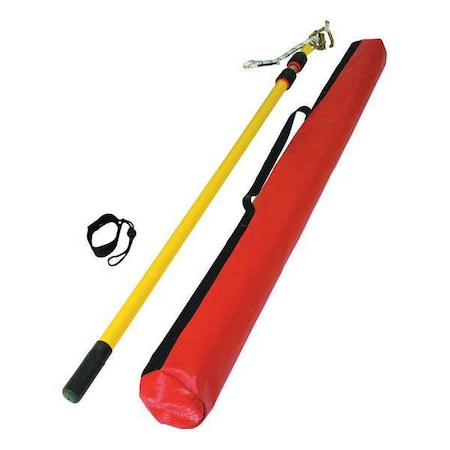 Miller Rescue Pole, Not Applicable, Yellow, , Bag, Carabiner, Pigtail, Tool Lanyard QP-EP