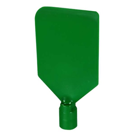 Vikan Paddle Scraper, Flex, 4-1/2 x 6, Poly, Green 70132