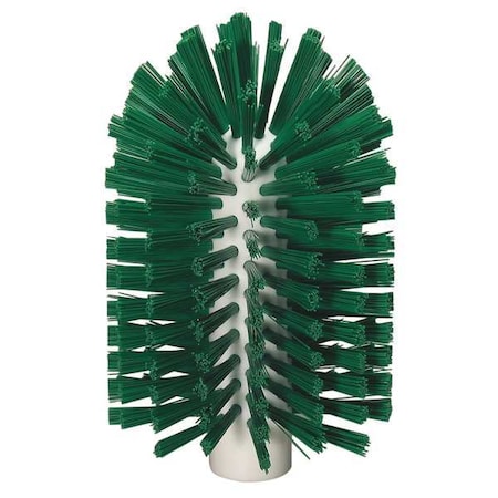 Vikan 3 7/8 in W Tube and Pipe Brush, Medium, Not Applicable L Handle, 6 in L Brush, Green 53801032
