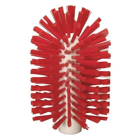 Vikan 3 7/8 in W Tube and Pipe Brush, Medium, Not Applicable L Handle, 6 in L Brush, Red 53801034