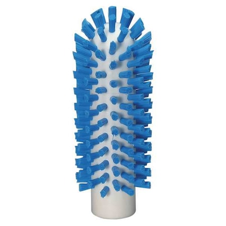 Vikan 2" W Tube and Pipe Brush, Stiff, Not Applicable L Handle, 5 1/4 in L Brush, Blue 5380503
