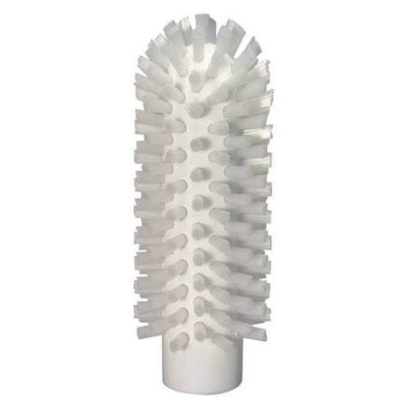 Vikan 2" W Tube and Pipe Brush, Stiff, Not Applicable L Handle, 5 1/4 in L Brush, White 5380505
