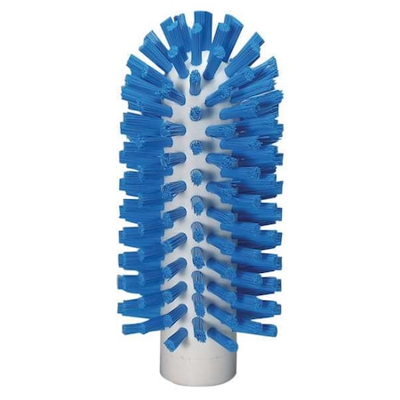Vikan 5380-63-3 Stiff Tube Brush, Polyester, 2-19/32" x 6" OAL, Blue