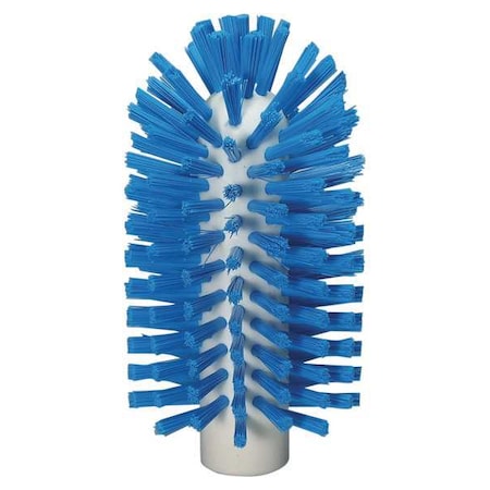 Vikan 3" W Tube and Pipe Brush, Medium, Not Applicable L Handle, 5 1/2 in L Brush, Blue, 6 in L Overall 5380773
