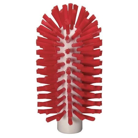 Vikan 3" W Tube and Pipe Brush, Medium, Not Applicable L Handle, 5 1/2 in L Brush, Red, 6 in L Overall 5380774