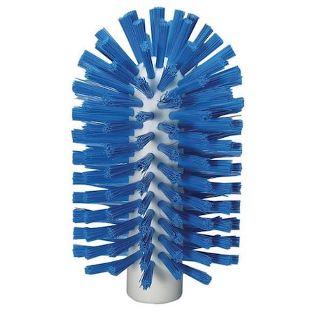 Vikan 3-1/2" W Tube and Pipe Brush, Medium, Not Applicable L Handle, 5 3/4 in L Brush, Blue 5380903
