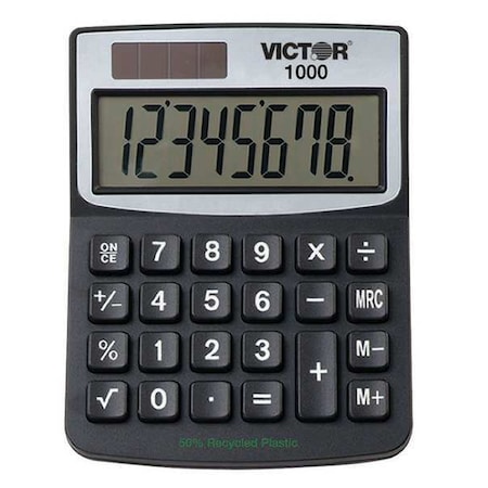 Victor Technology Calculator, Desktop, 8 Digits 1000