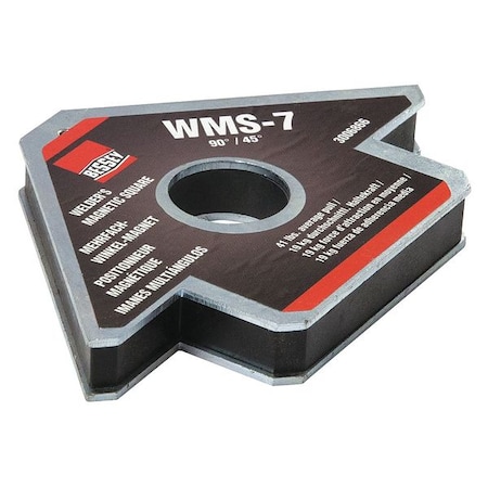 Bessey Magnetic Welding Square, 4-3/4In, 41lb. WMS-7